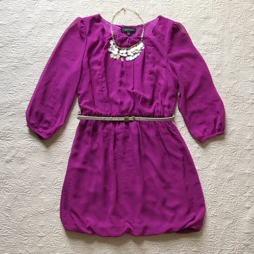 Jealous Tomato Bubble-Hemmed Dress